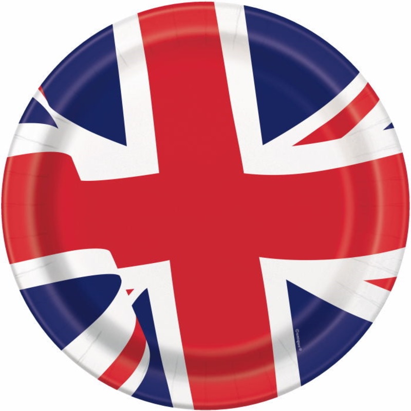 Great Britain | Union Jack Party 23cm Plates Pack of 8