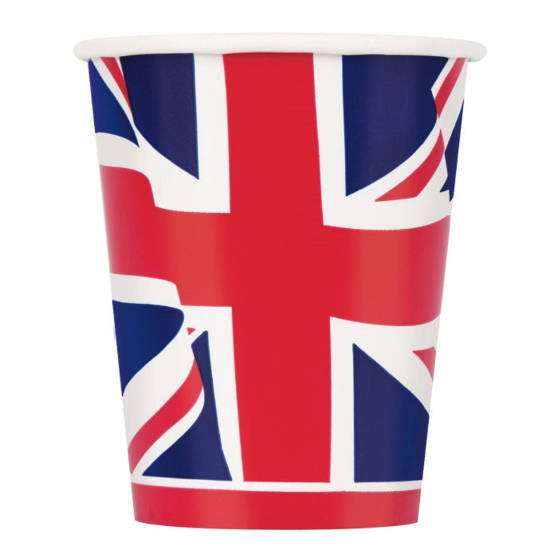 Great Britain | Union Jack Party Cups Pack of 8