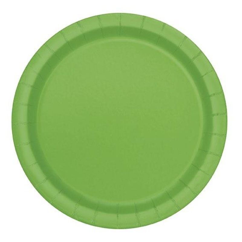 Green Paper Plates (Bulk) Pack of 16