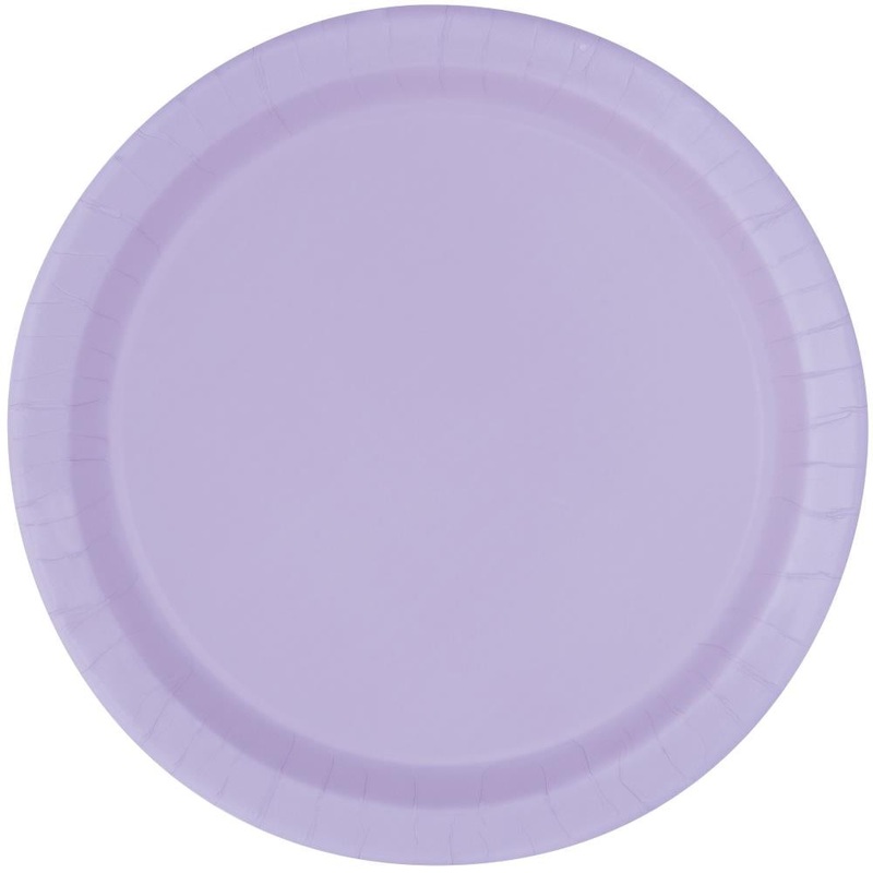 Lavender 22cm Party Plates Pack of 8