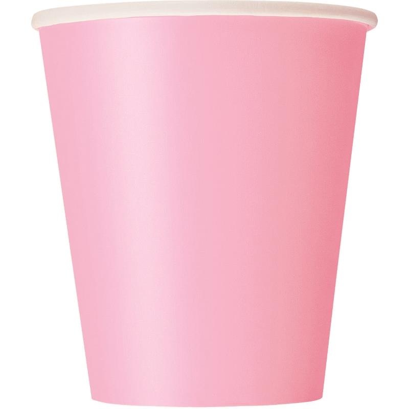 Pale Pink Cups (Paper) Pack of 14