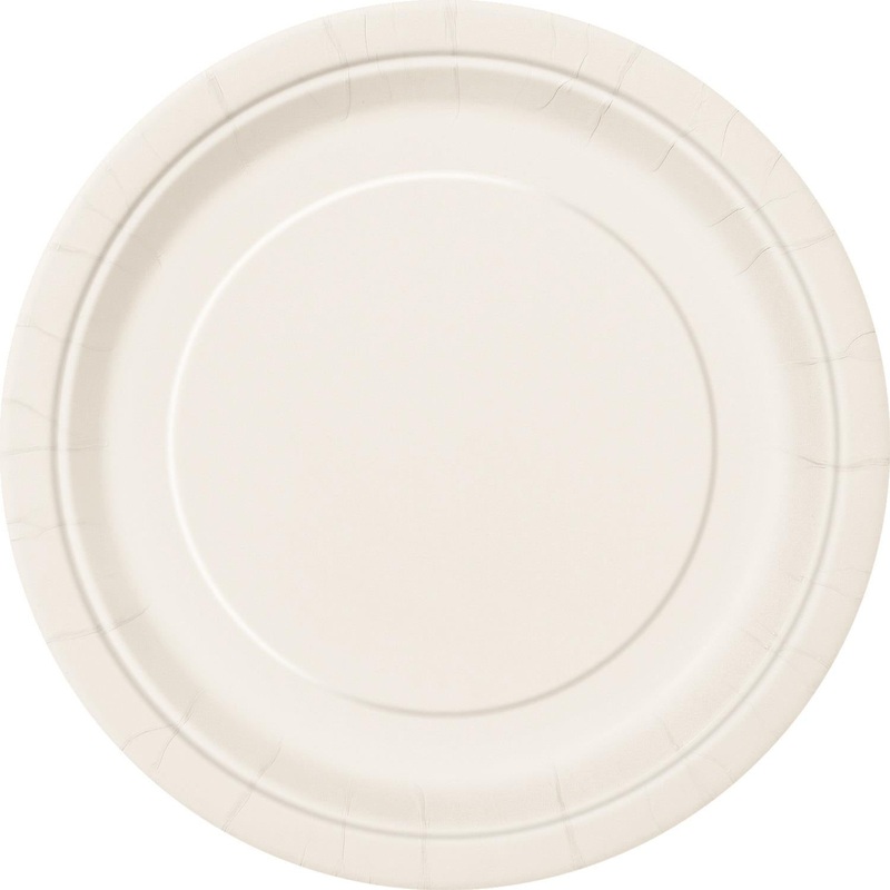 Ivory 17cm Party Cake | Dessert Plates Pack of 8