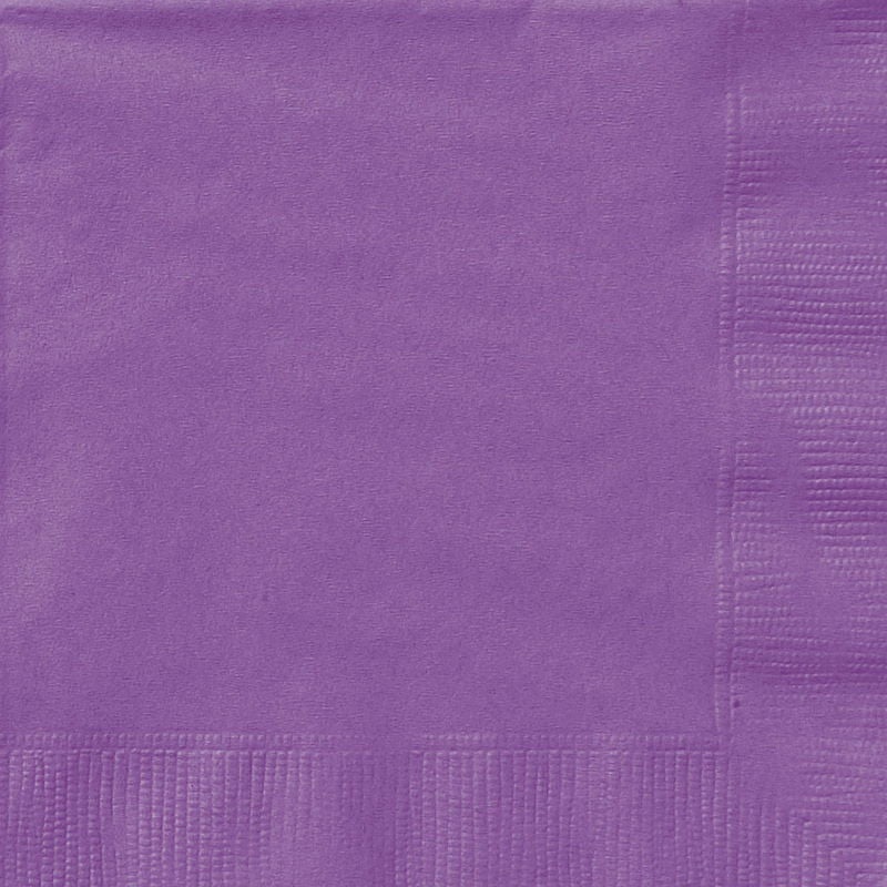 Purple Party Napkins | Serviettes Pack of 20