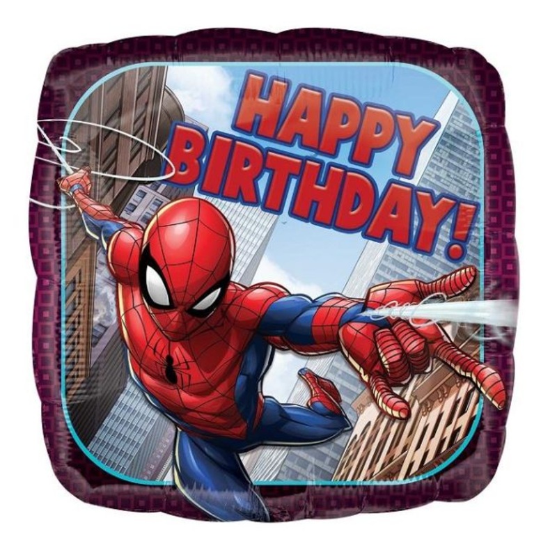 Spiderman Happy Birthday 18 Inch Foil Balloon