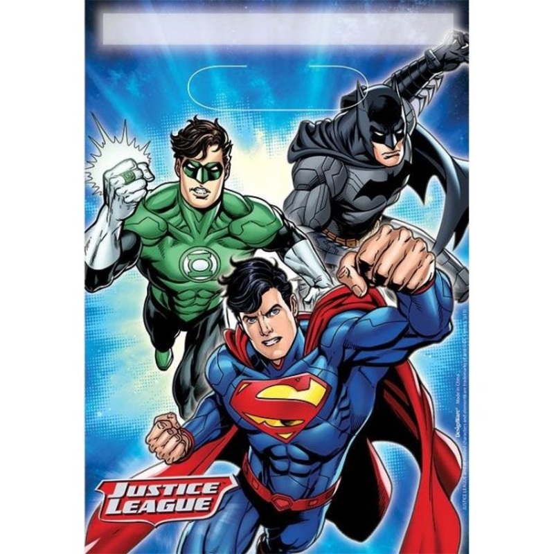 Justice League Party Bags Pack of 8