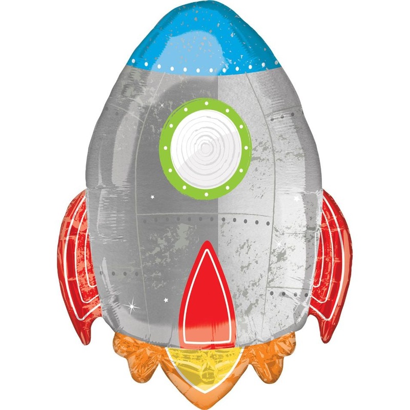 Space Rocket Foil Balloon
