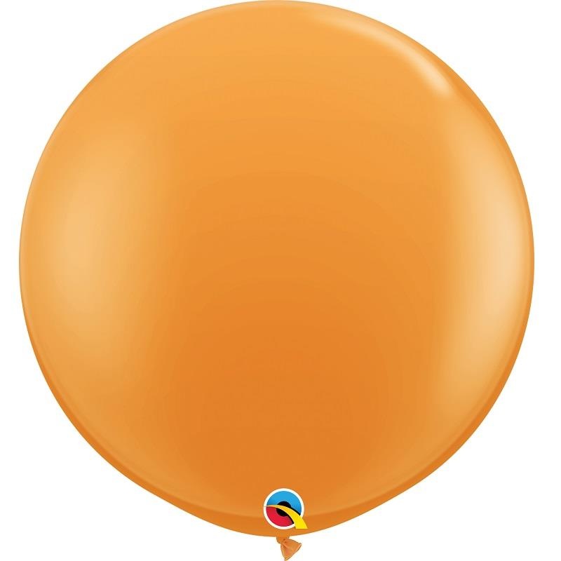 Big Orange Balloon 36 Inch Pack of 2