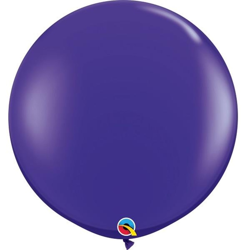 Big Quartz Purple Balloon 36 Inch Pack of 2