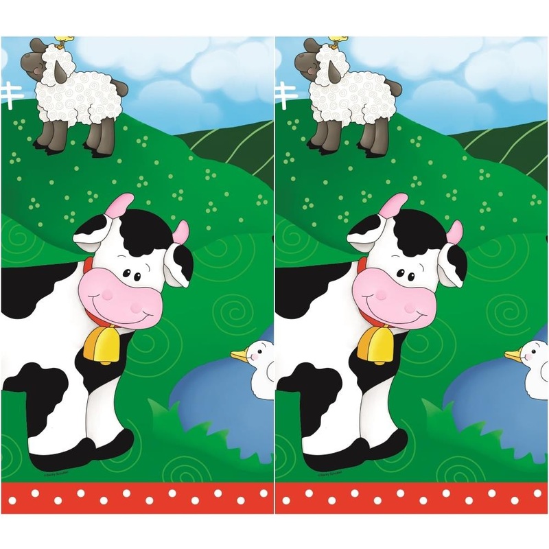 Farm Animal Print Tablecloth