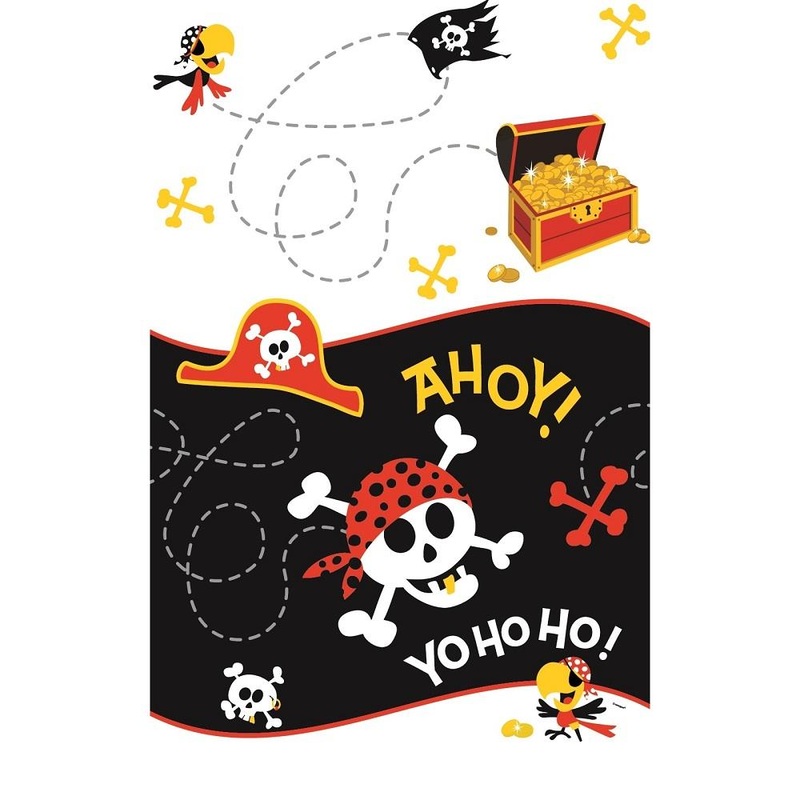Fun Pirate Tablecloth Plastic
