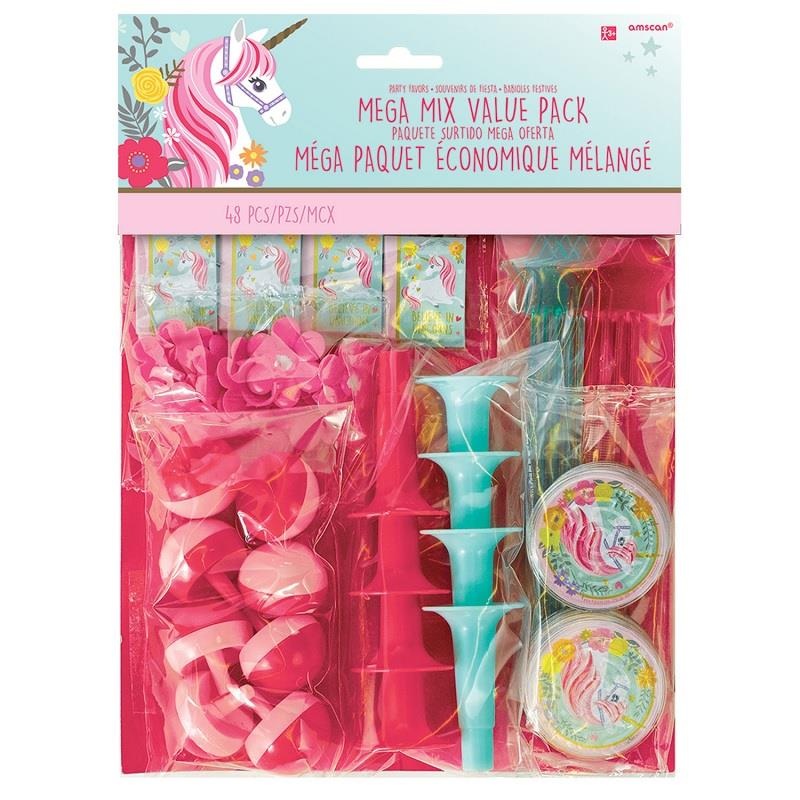 Magical Unicorn Party Bag Favour Fillers Pack of 48