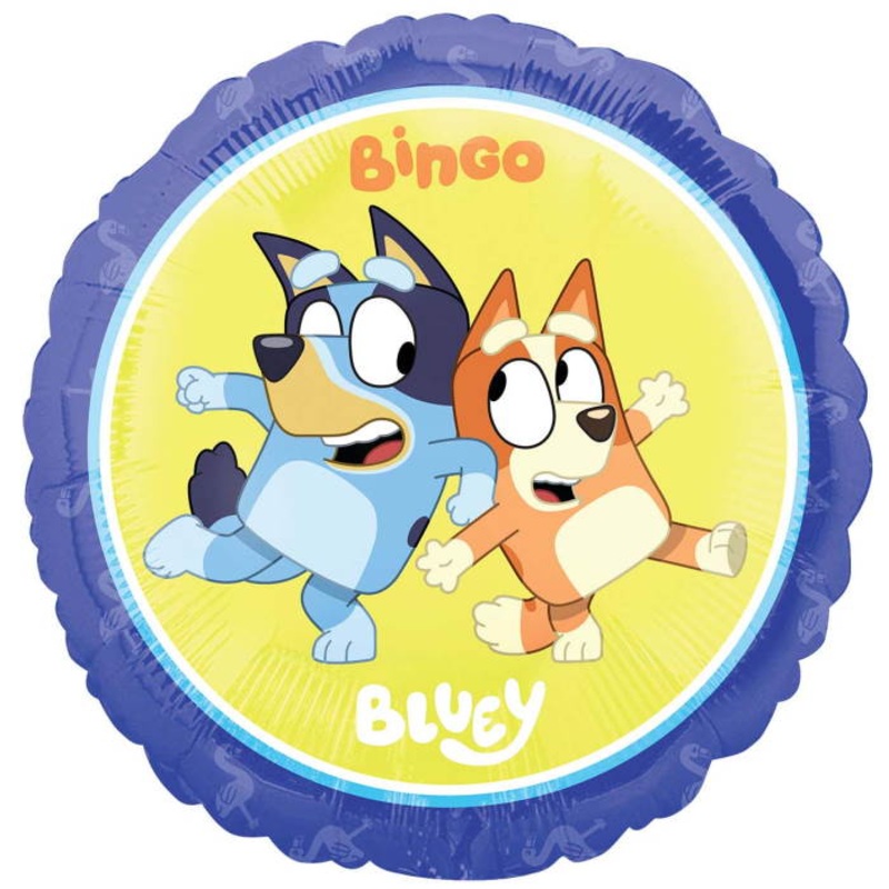 Bingo and Bluey Foil Balloon