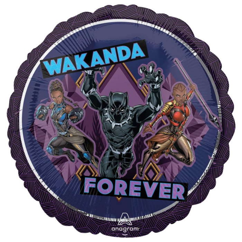 Black Panther Wakanda Forever Foil Balloon