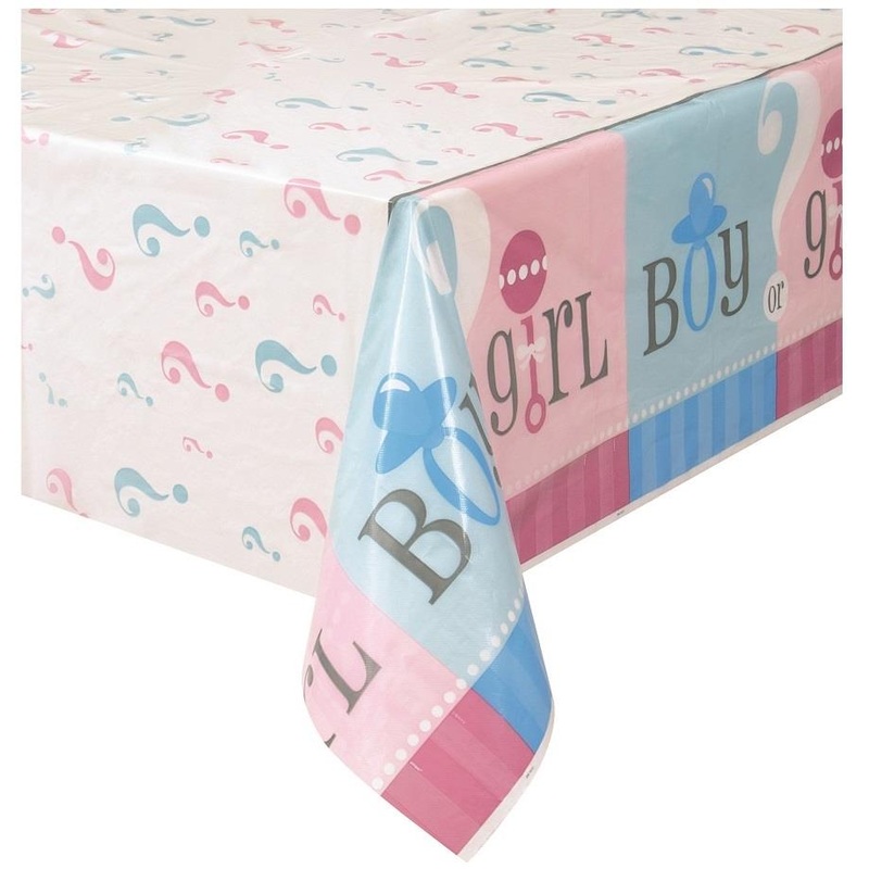 Gender Reveal Baby Shower Party Tablecover | Tablecloth