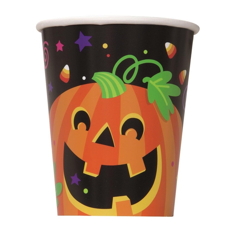 Happy Halloween Party Cups Pack of 8