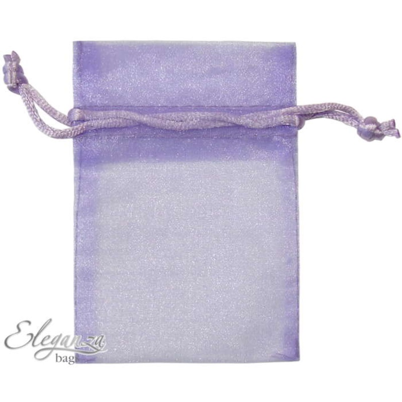 Lilac Organza Bags Pack of 10