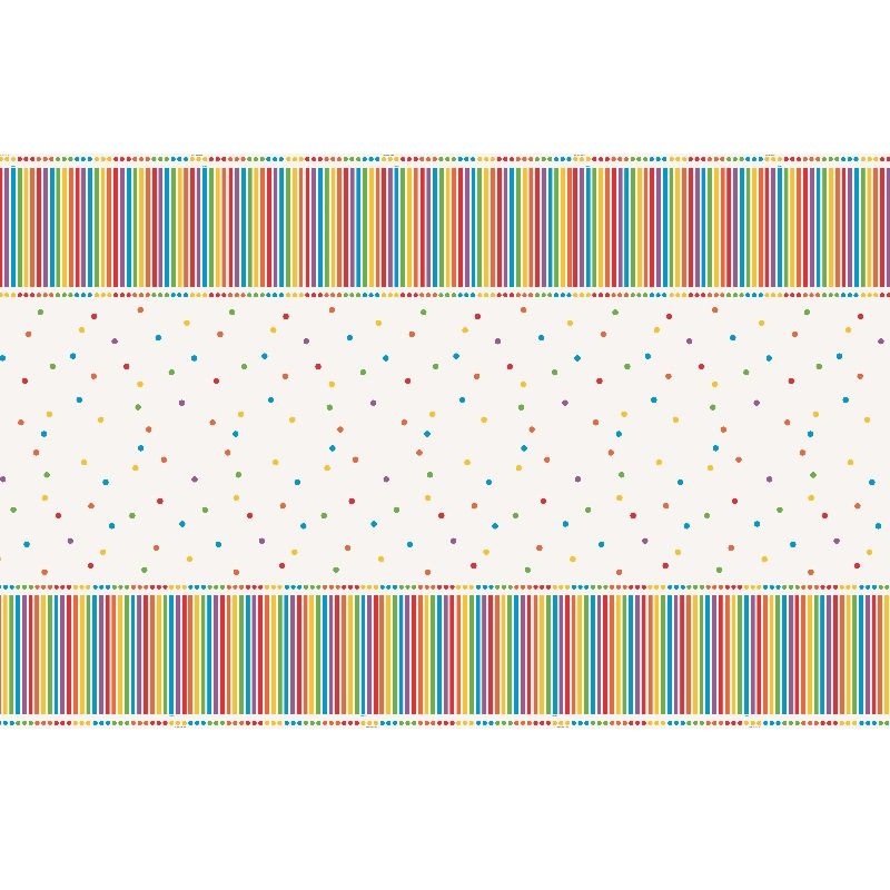 Rainbow Colourful Party Tablecover | Tablecloth - Buy Online