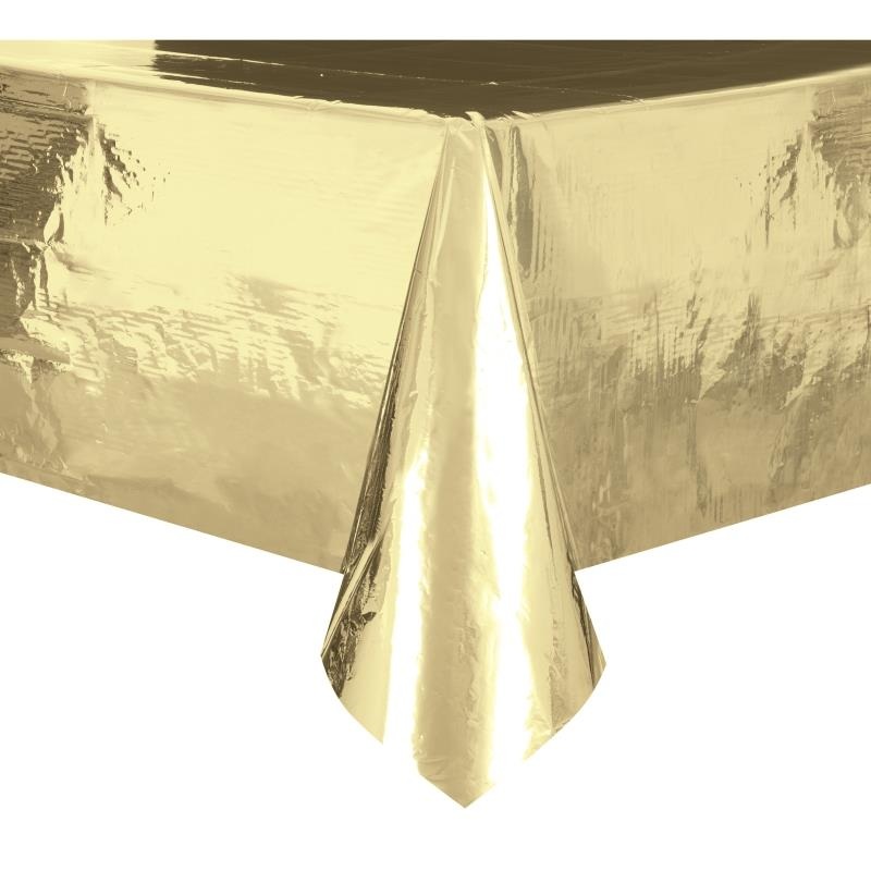 Gold Foil Party Tablecover | Tablecloth - Buy Online