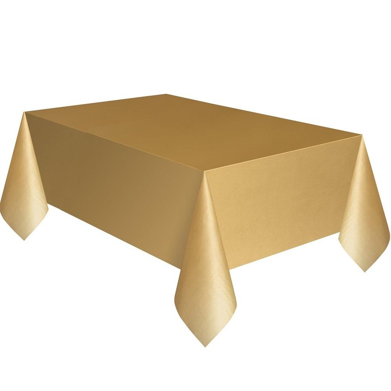 Gold Party Tablecover | Tablecloth - Buy Online