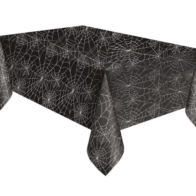 Halloween Tablecloth Spider Web
