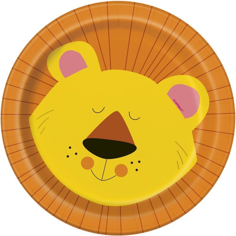 Jungle Paper Plates (Cake) Pack of 8