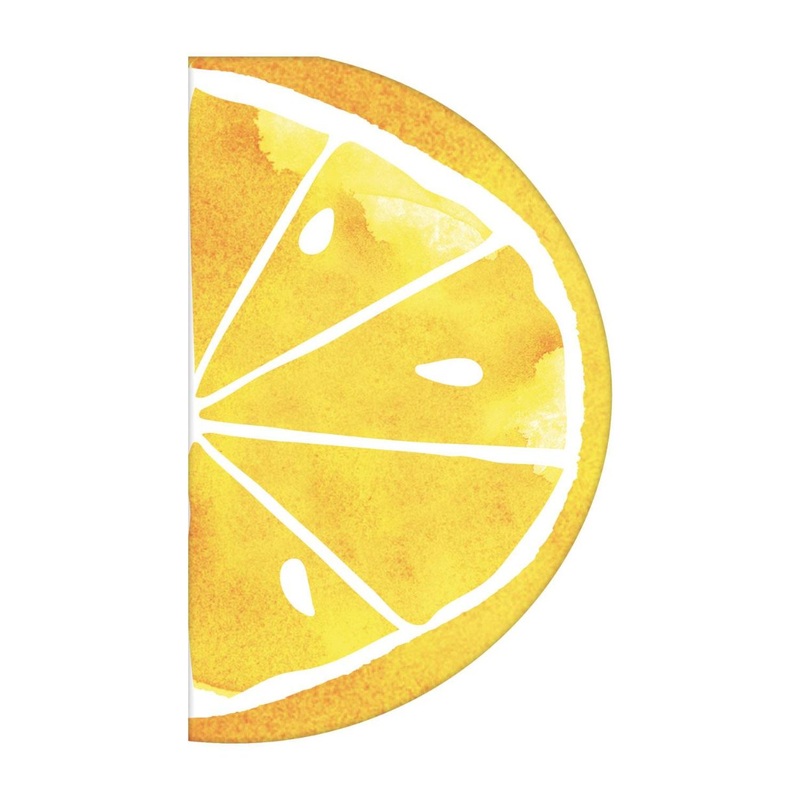 Just Chillin Lemon 33cm Napkins | Serviettes Pack of 16
