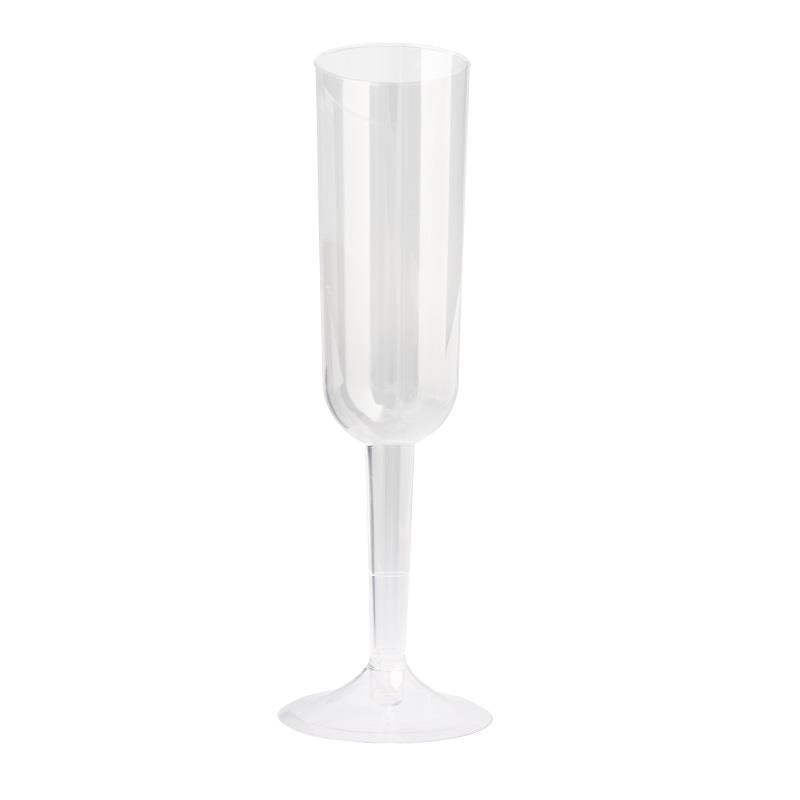Plastic Champagne Flutes Pack of 4
