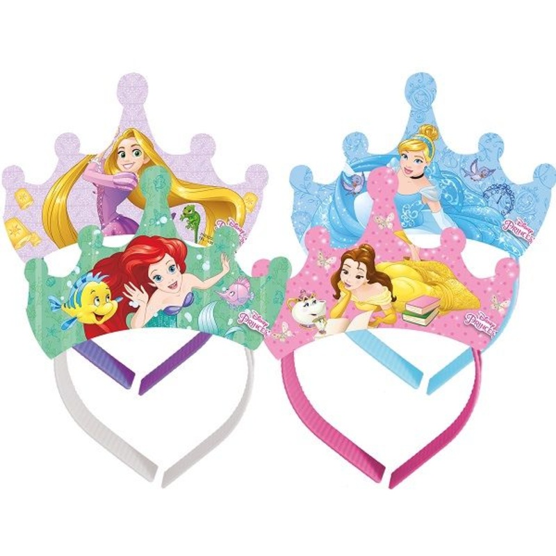 Disney Princess Party Favour Tiaras | Headbands Pack of 4