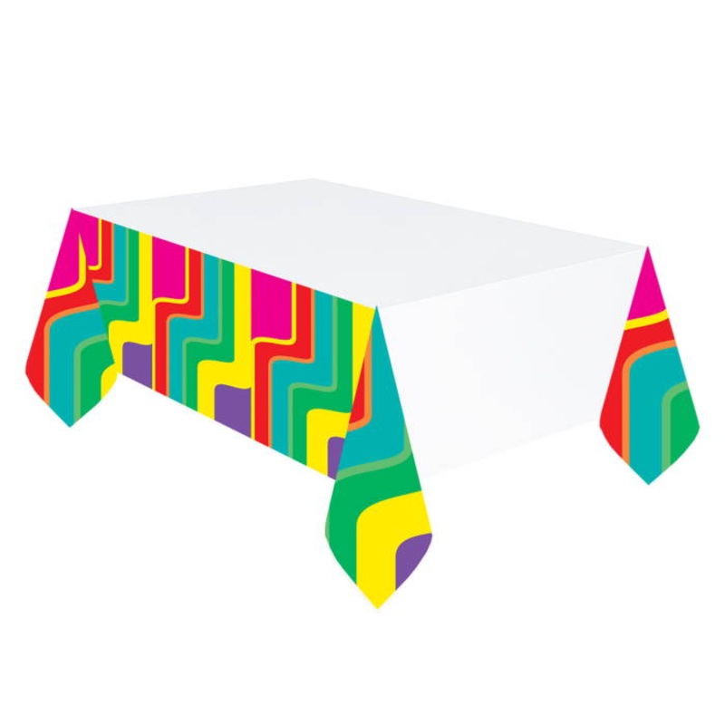 Good Vibes | Retro Party Tablecover | Tablecloth