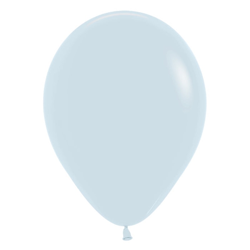 White 5 Inch Sempertex Latex Party Balloons