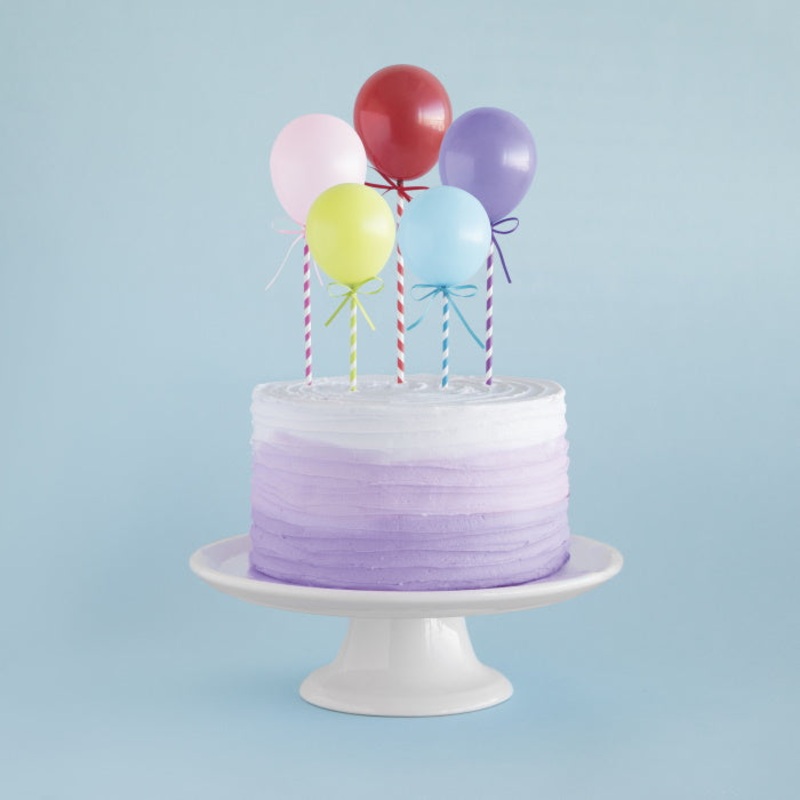 Mini Balloons Cake Topper | Decoration Pack of 5