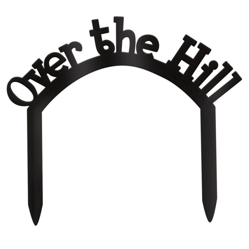 Over the Hill Cake Topper | Decoration
