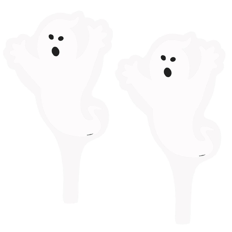 Ghost Cake Topper Picks Pack of 12
