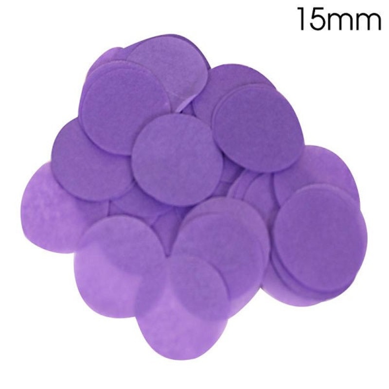 Purple 15mm Paper Table Confetti