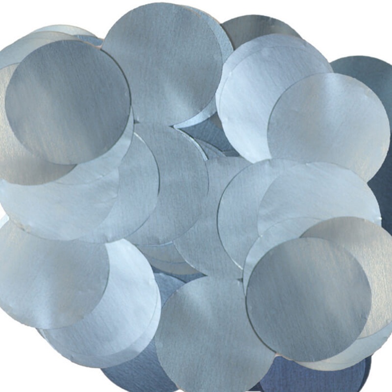 Pearl Blue Metallic Confetti 25mm - 50 grams