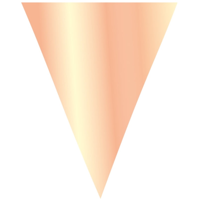 Rose Gold Bunting - Metallic
