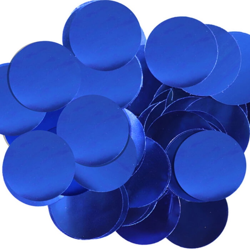 Royal Blue Confetti 10mm Metallic (50 grams)