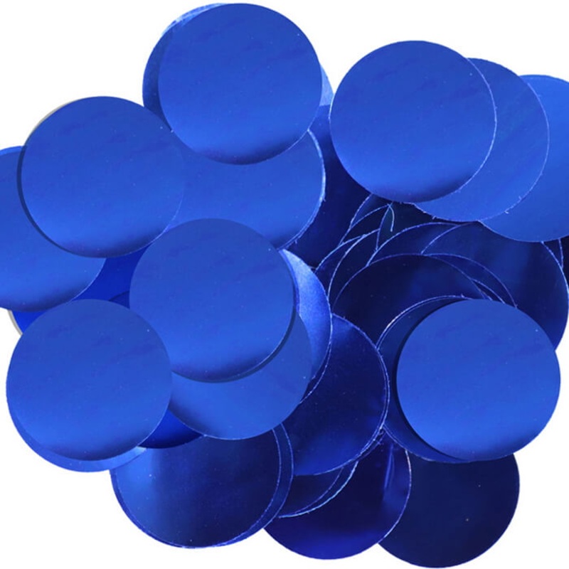 Royal Blue Confetti 25mm Metallic (50 grams)