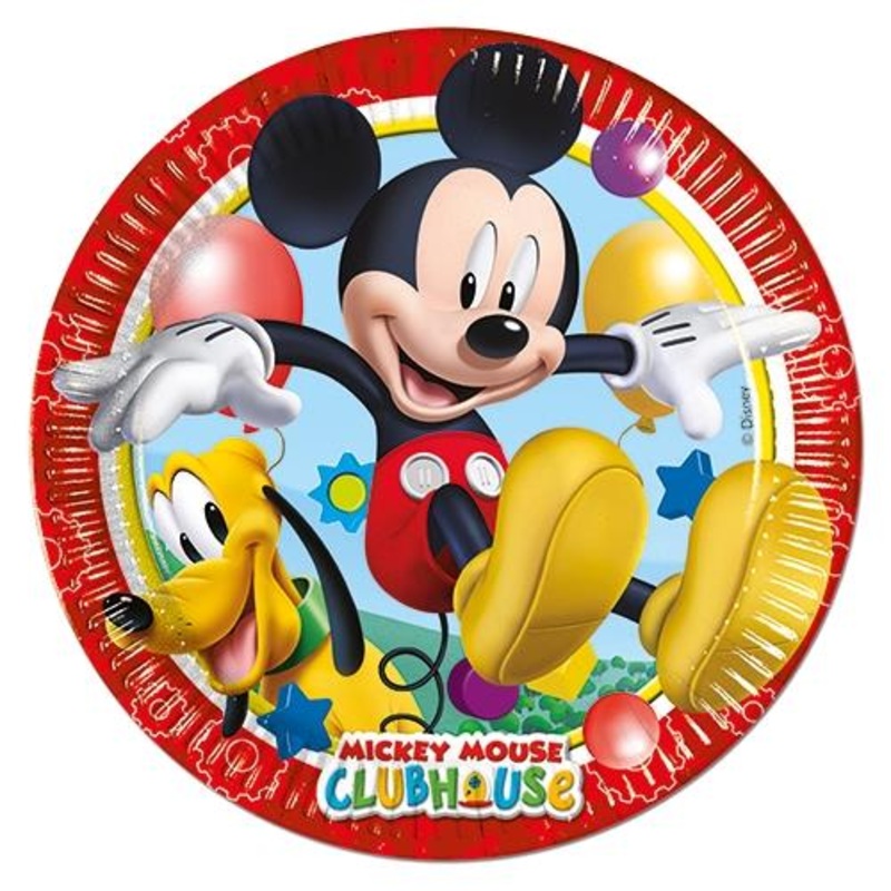 Mickey Mouse Playful Party Plates Pack of 8