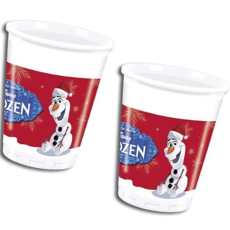 Olaf Christmas Party Cups Pack of 8