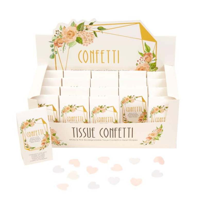 Floral Wedding Throwing Tissue Confetti Pack of 20