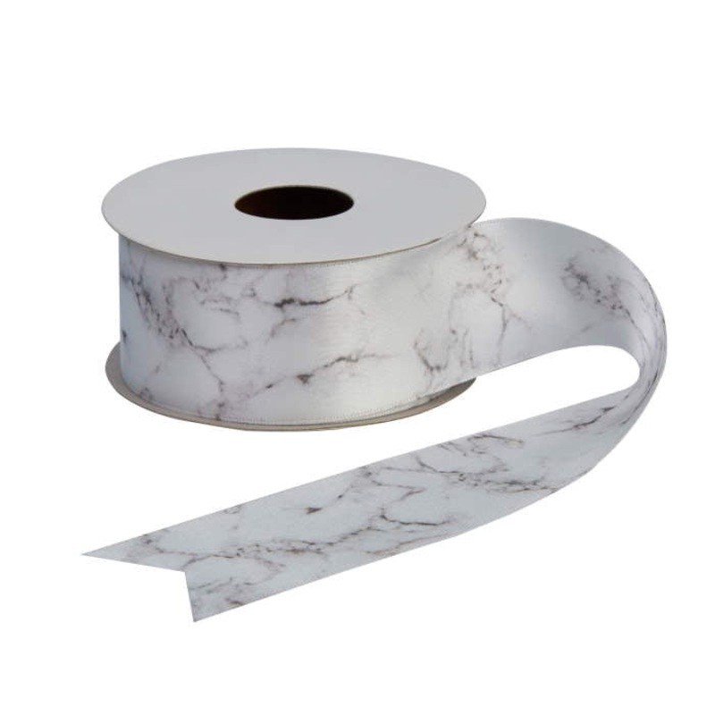Grey | Marble Cake Ribbon | Decoration