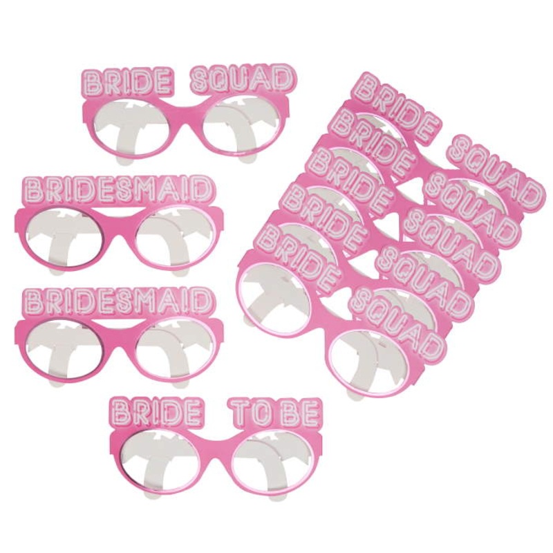 Bride Squad | Hen Party Glasses Party Favours Pack of 8