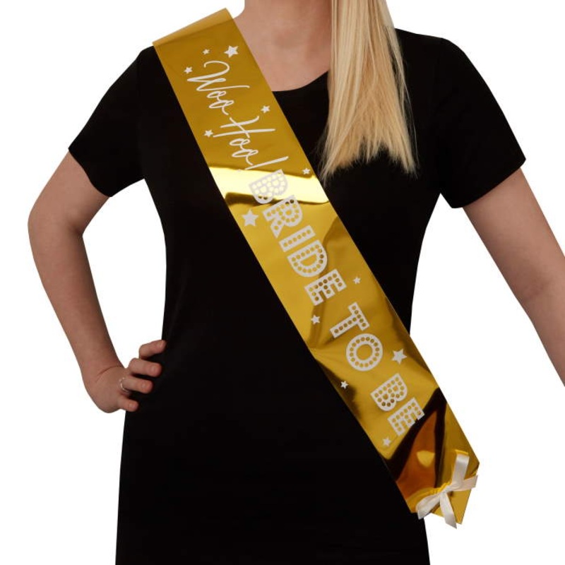 Gold Bride to Be | Hen Party Sash