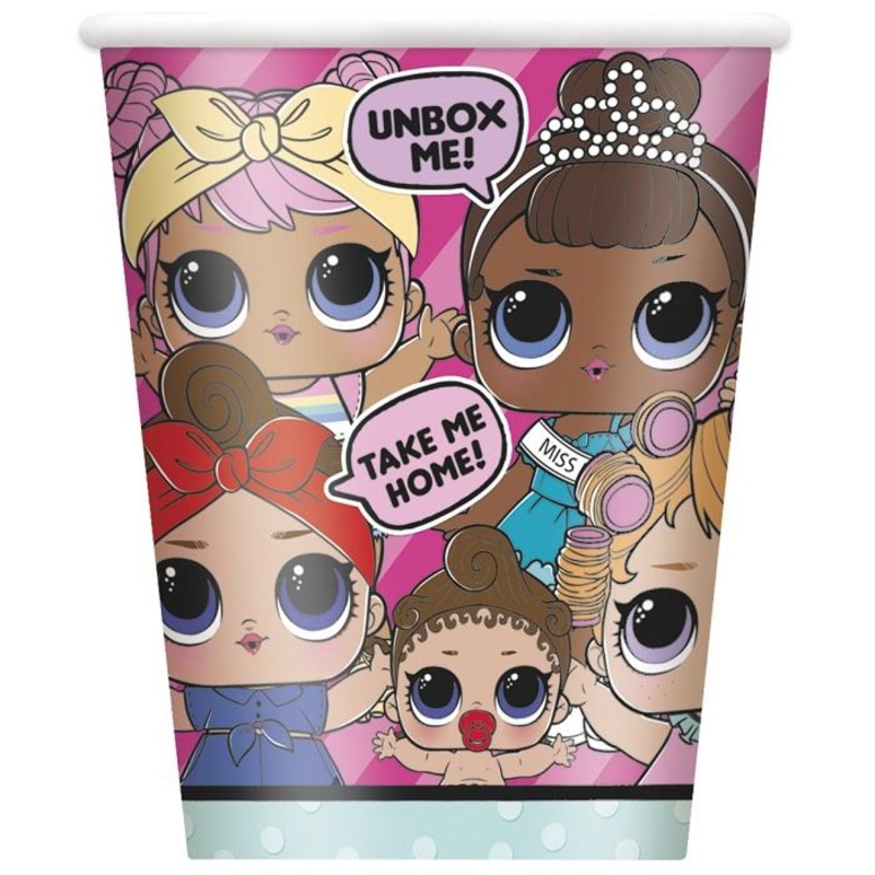 Lol Surprise Party Cups Pack of 8