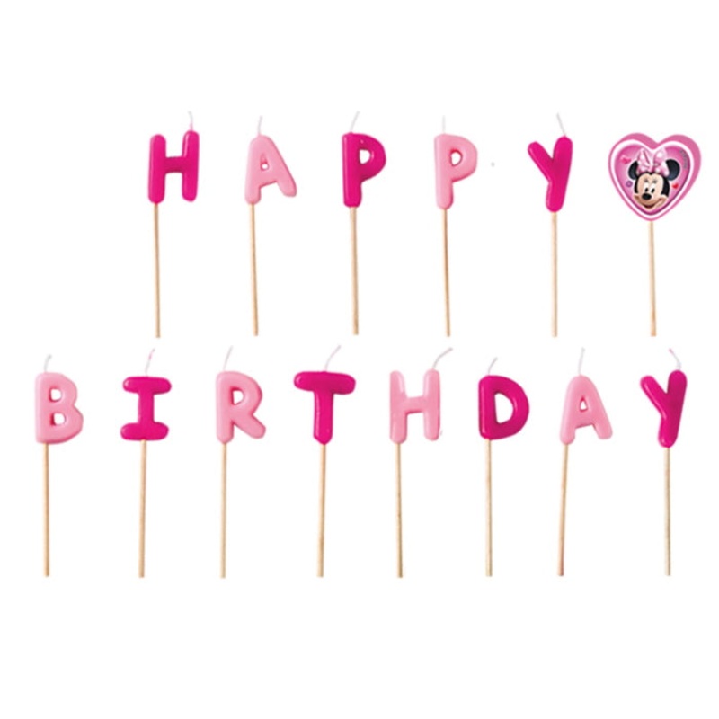 Minnie Mouse Junior Birthday Candles