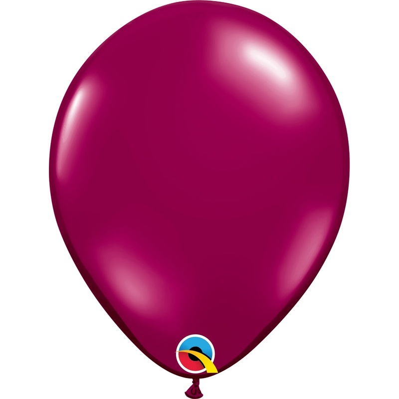 Sparkling Burgundy Latex Balloons Qualatex 5 inch