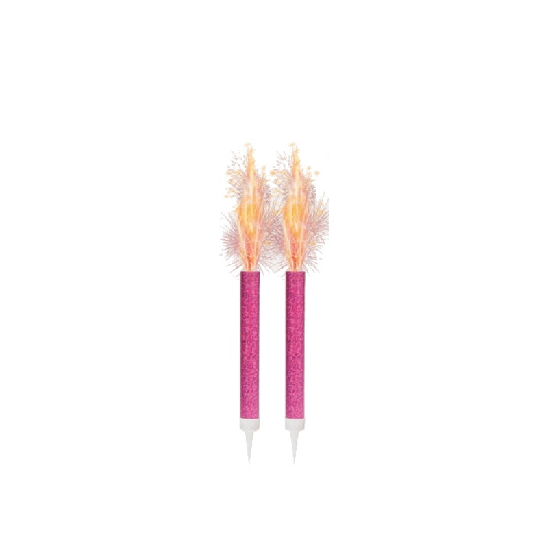 Pink Prismatic Ice Fountain Candles 2 Pack