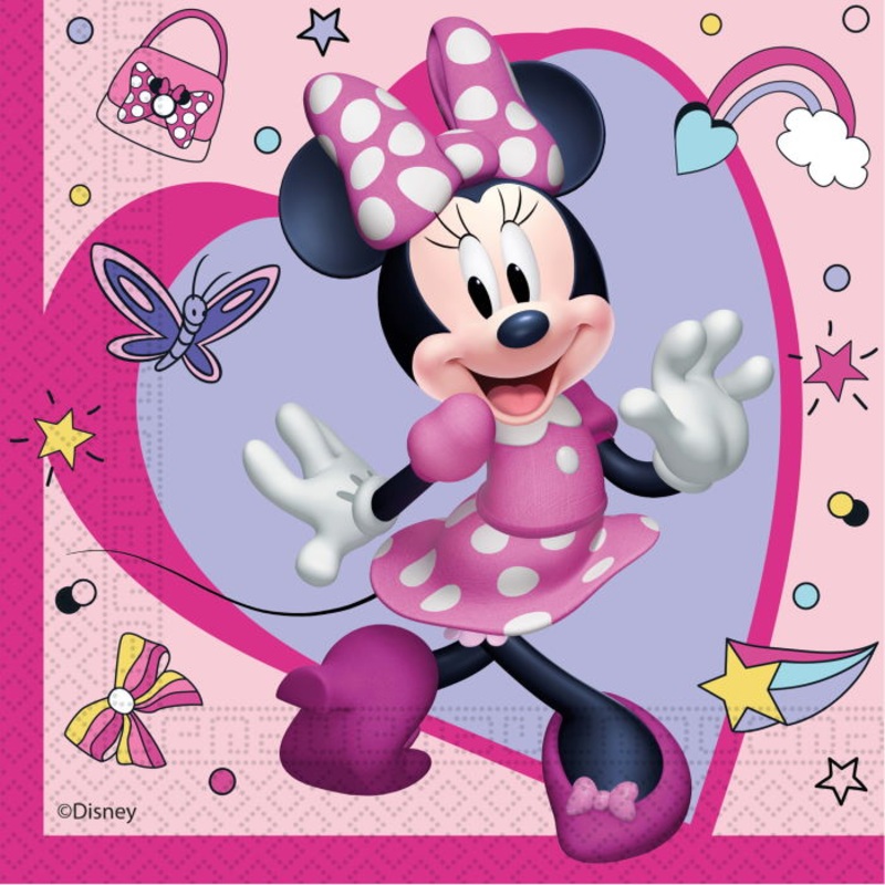 Minnie Mouse Junior Party Napkins 20 Pack