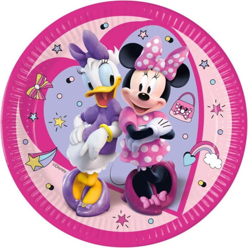 Minnie Mouse Junior Party Plates 8 Pack